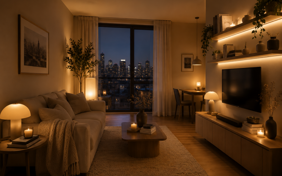 How to Make a Small Apartment Feel More Luxurious with Lighting
